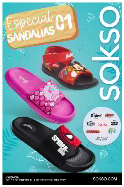 ESPECIAL SANDALIAS 01 2026