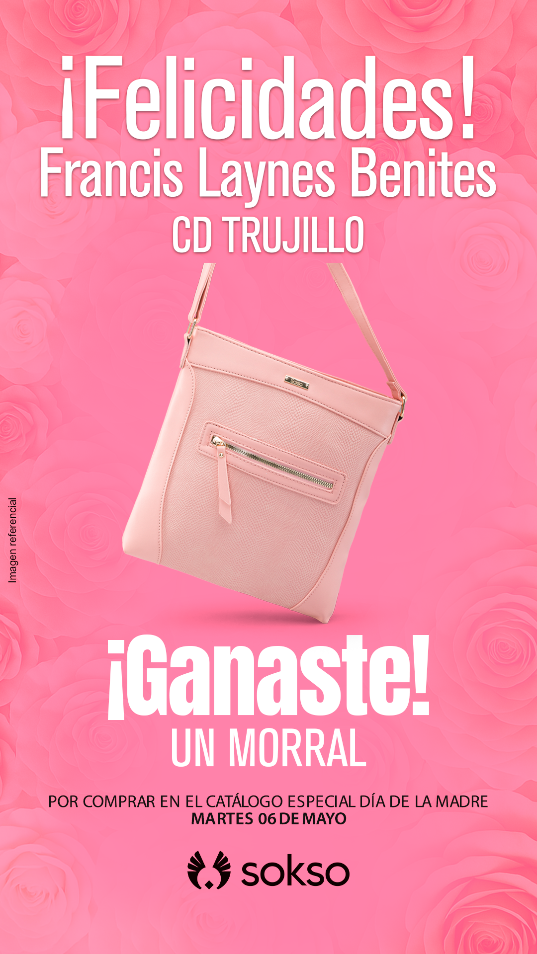 Pop-Up Ganador sorteo